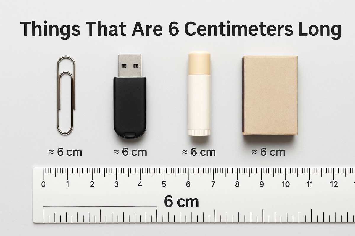 Things That Are 6 Centimeters Long: Everyday Examples
